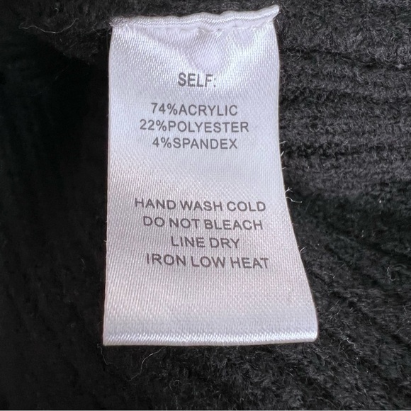 Promesa Tunic Balloon Sleeve Knit Sweater Size Medium Colourblock - Picture 10 of 10